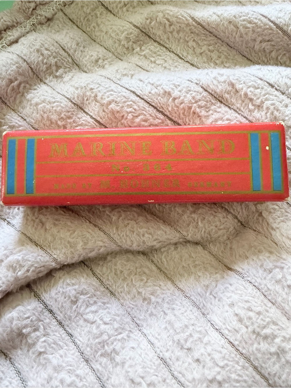 Vintage Marine Band No. 364 Classic  Harmonica by M. Hohner Germany 🇩🇪